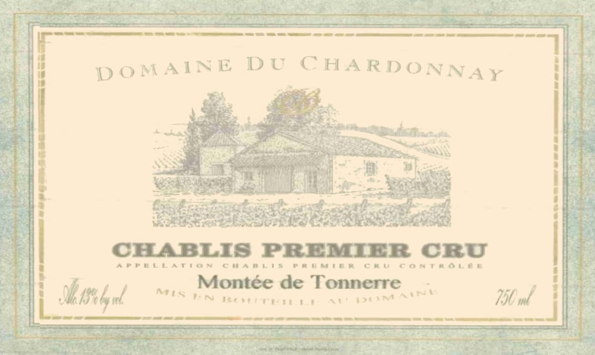 Domaine Du Chardonnay Chablis Montee de Tonnerre Premier Cru 2008 Front Label