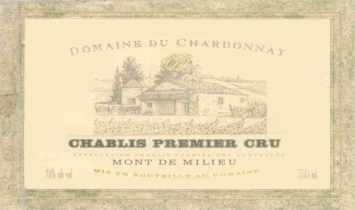 Domaine Du Chardonnay Chablis Mont de Milieu Premier Cru 2009 Front Label