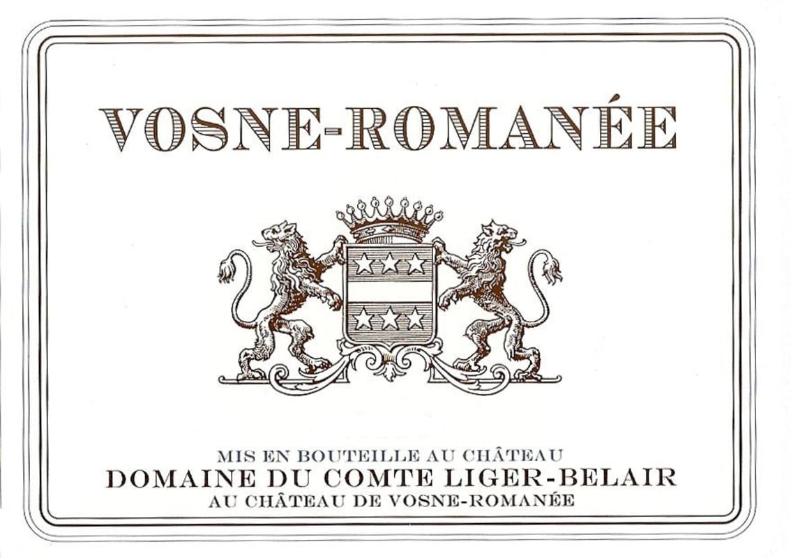 Domaine du Comte Liger-Belair Vosne-Romanee 2012 Front Label