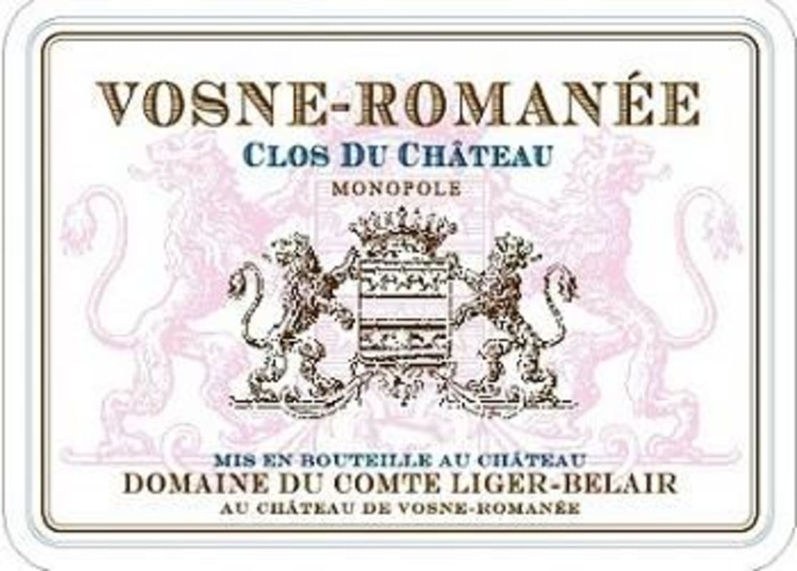 Domaine du Comte Liger-Belair Vosne-Romanee Clos du Chateau Monopole 2014 Front Label