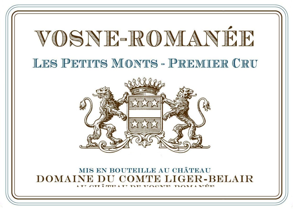 Domaine du Comte Liger-Belair Vosne-Romanee Les Petits Monts - Premier Cru 2013 Front Label