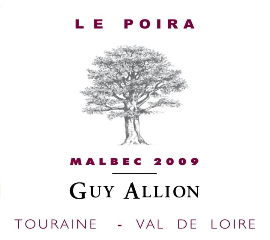 Domaine du Haut Perron Touraine Le Poira Malbec 2009 Front Label