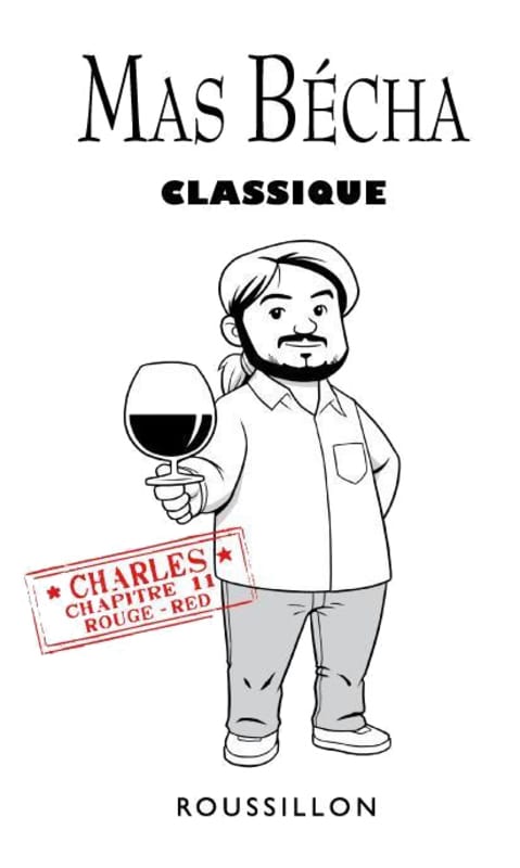 Domaine du Mas Becha Cotes du Roussillon Classique Charles 2011 Front Label