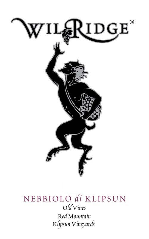 Wilridge Winery Klipsun Vineyard Old Vines Nebbiolo 2012 Front Label