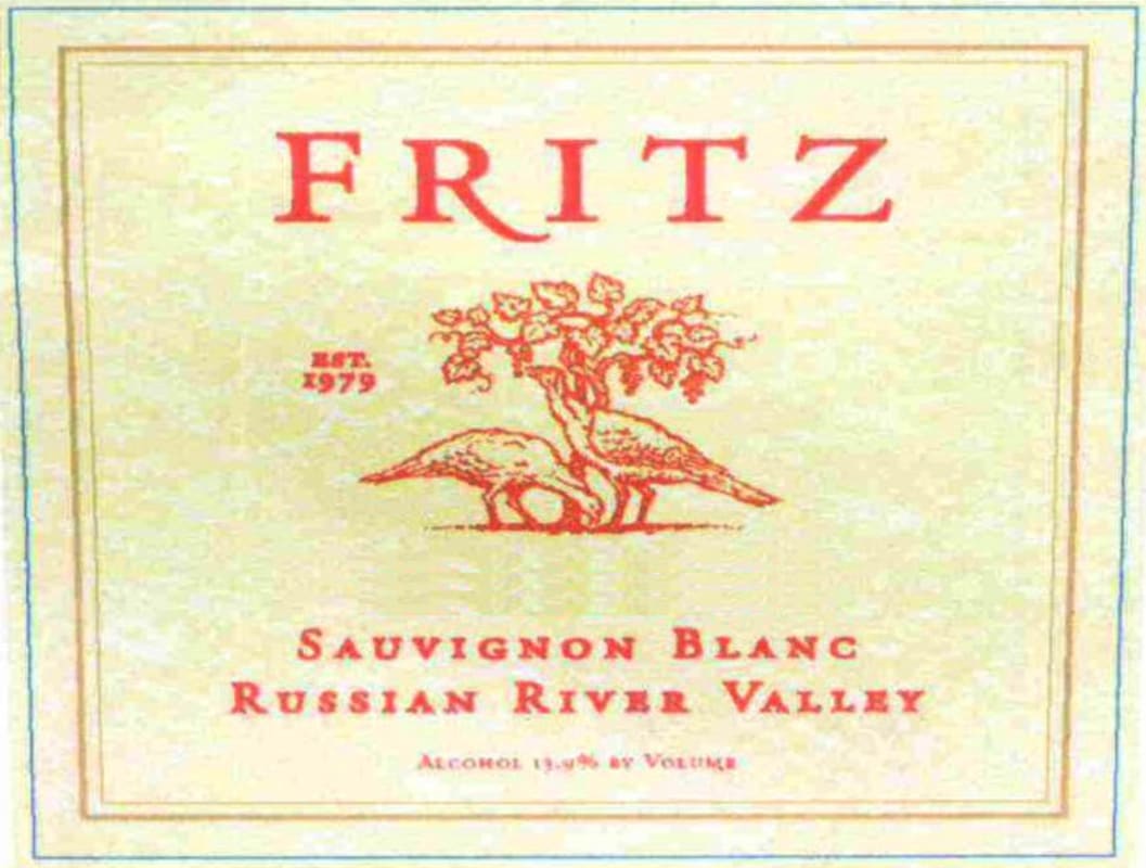 Fritz Russian River Valley Sauvignon Blanc 2015 Front Label