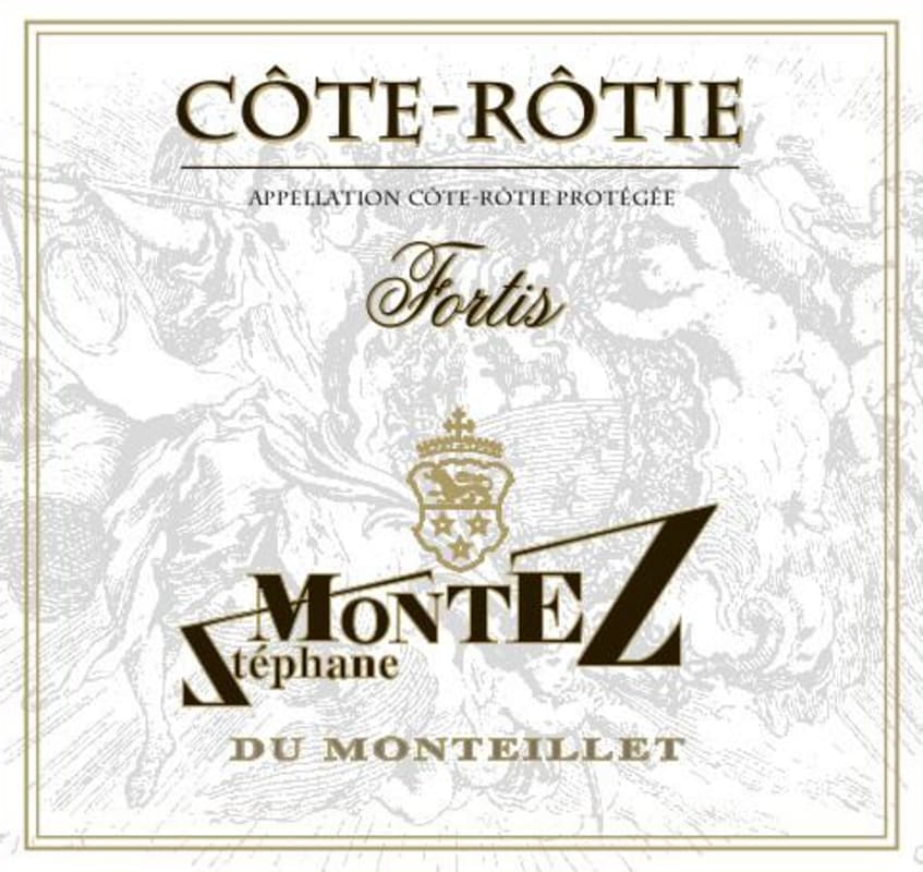 Domaine du Monteillet Cote-Rotie Fortis 2010 Front Label