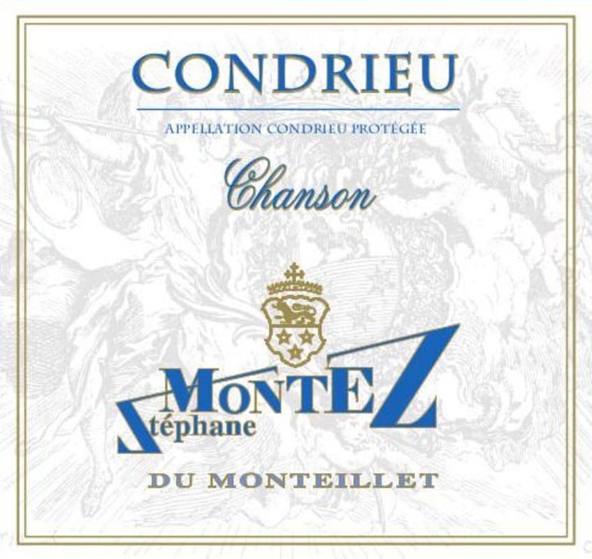 Domaine du Monteillet Condrieu Chanson 2013 Front Label