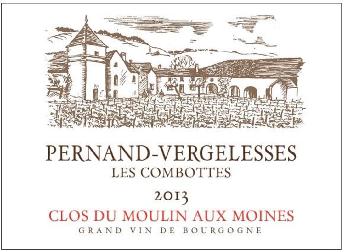 Domaine du Moulin aux Moines Pernand-Vergelesses Les Combottes 2013 Front Label