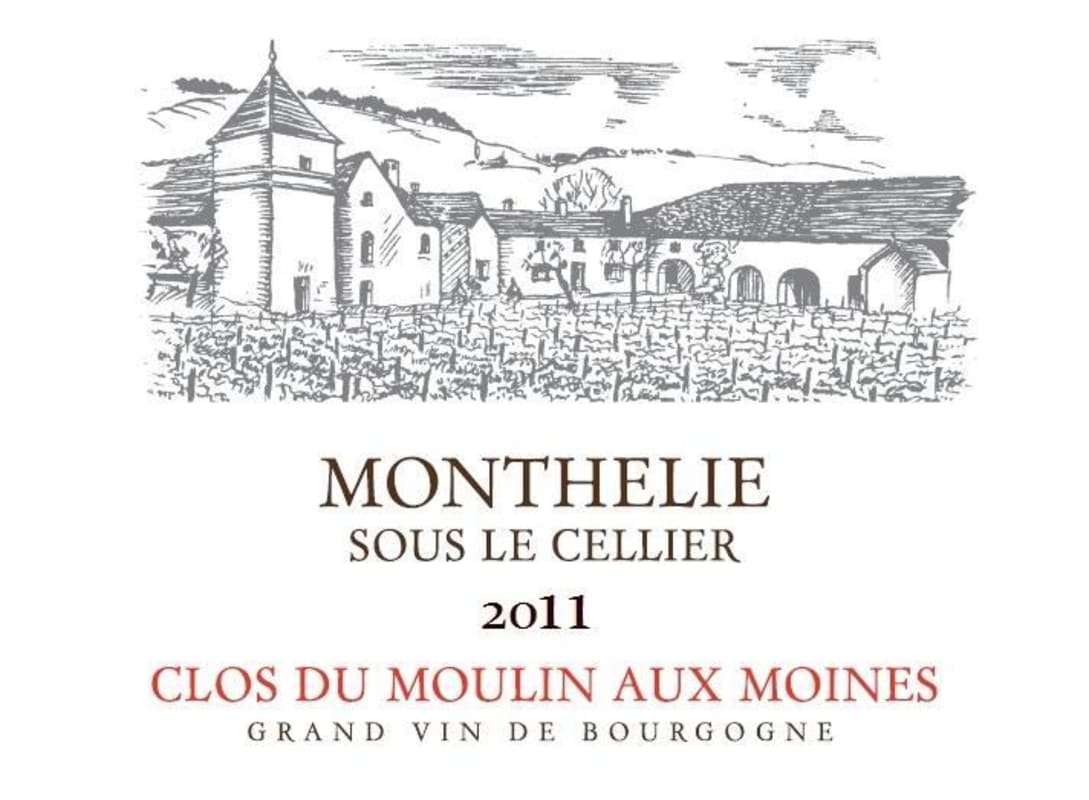 Domaine du Moulin aux Moines Monthelie Sous Le Cellier 2011 Front Label