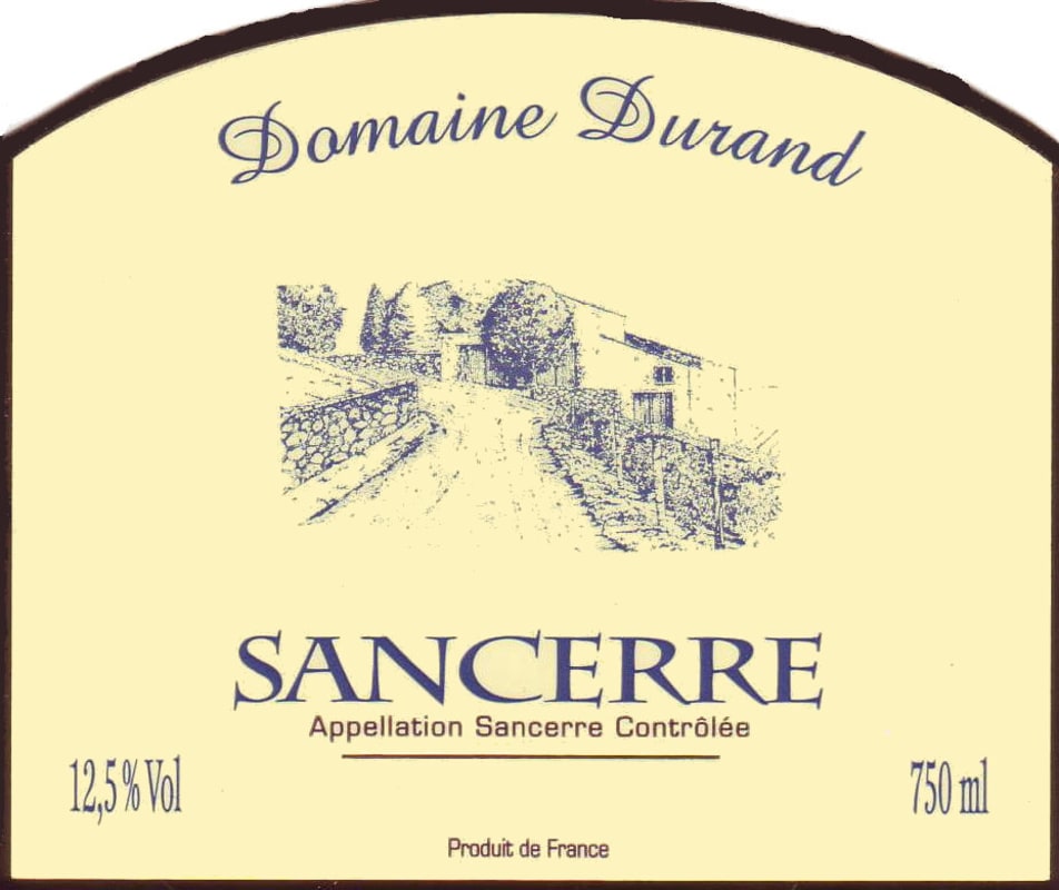 Domaine Durand Sancerre 2014 Front Label