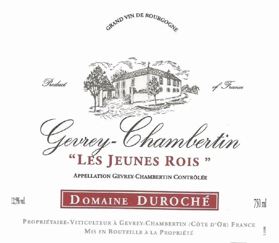 Domaine Duroche Gevrey-Chambertin Les Jeunes Rois 2014 Front Label