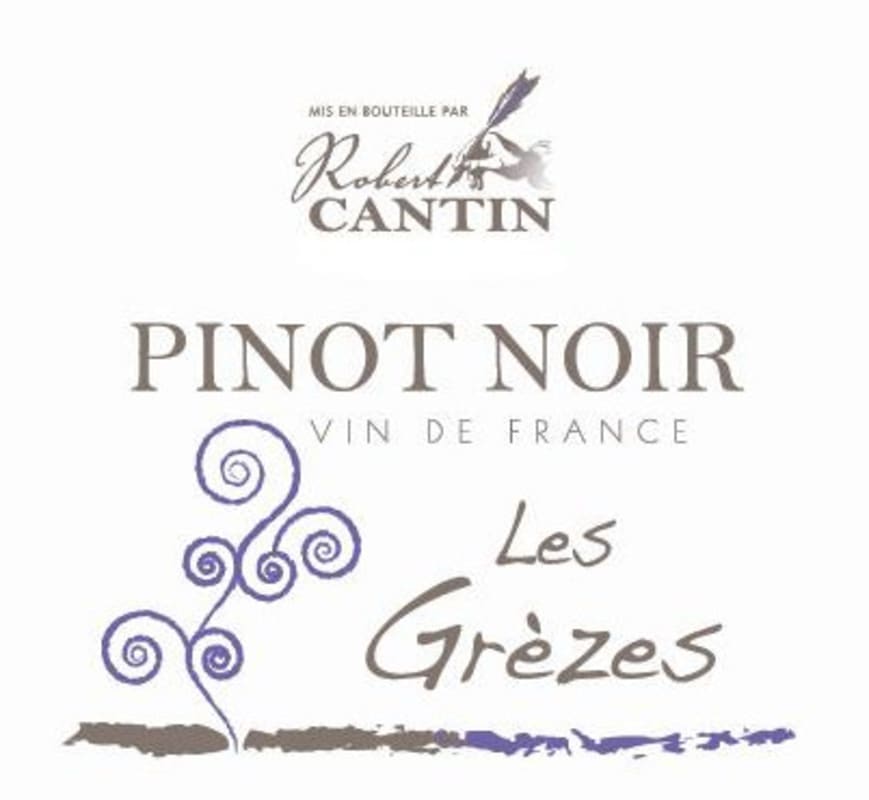 Domaine Eric Louis Robert Cantin Les Grezes Pinot Noir 2013 Front Label