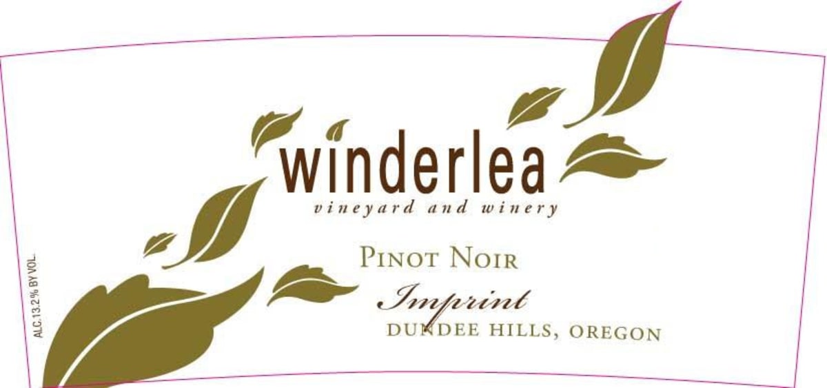 Winderlea Imprint Pinot Noir 2013 Front Label