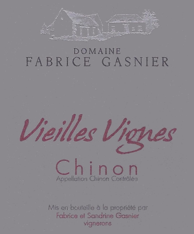 Domaine Fabrice Gasnier Chinon Vieilles Vignes 2009 Front Label