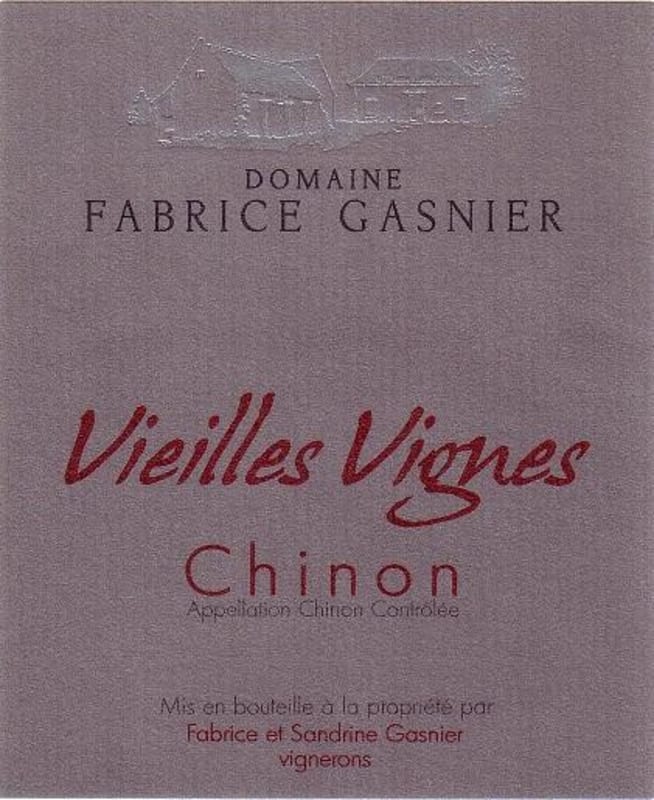 Domaine Fabrice Gasnier Chinon Vieilles Vignes 2010 Front Label