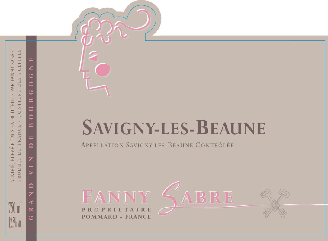 Domaine Fanny Sabre Savigny-les-Beaune Blanc 2014 Front Label