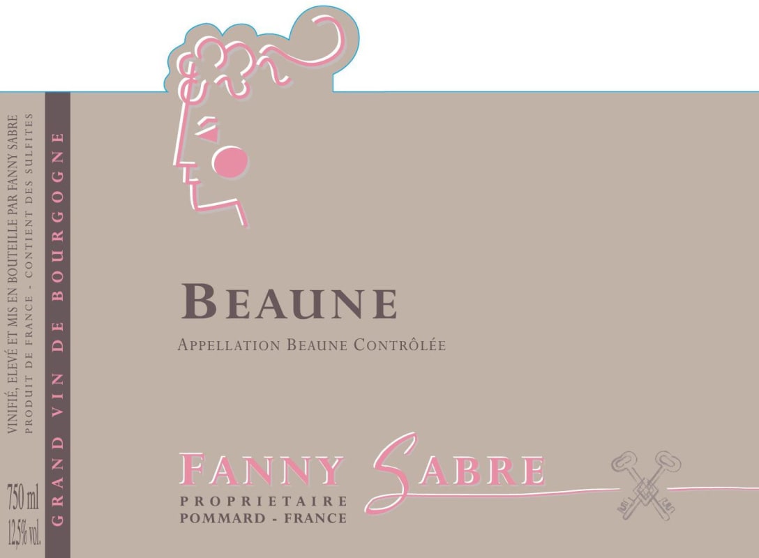 Domaine Fanny Sabre Beaune Rouge 2013 Front Label