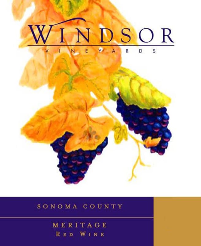 Windsor Meritage 2011 Front Label