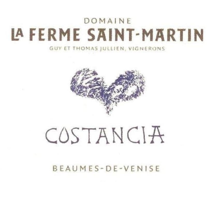 Domaine Ferme Saint Martin Beaumes-de-Venise Costancia 2014 Front Label