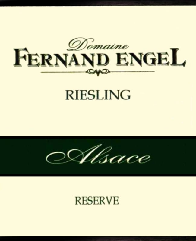 Fernand Engel Reserve Riesling 2005 Front Label