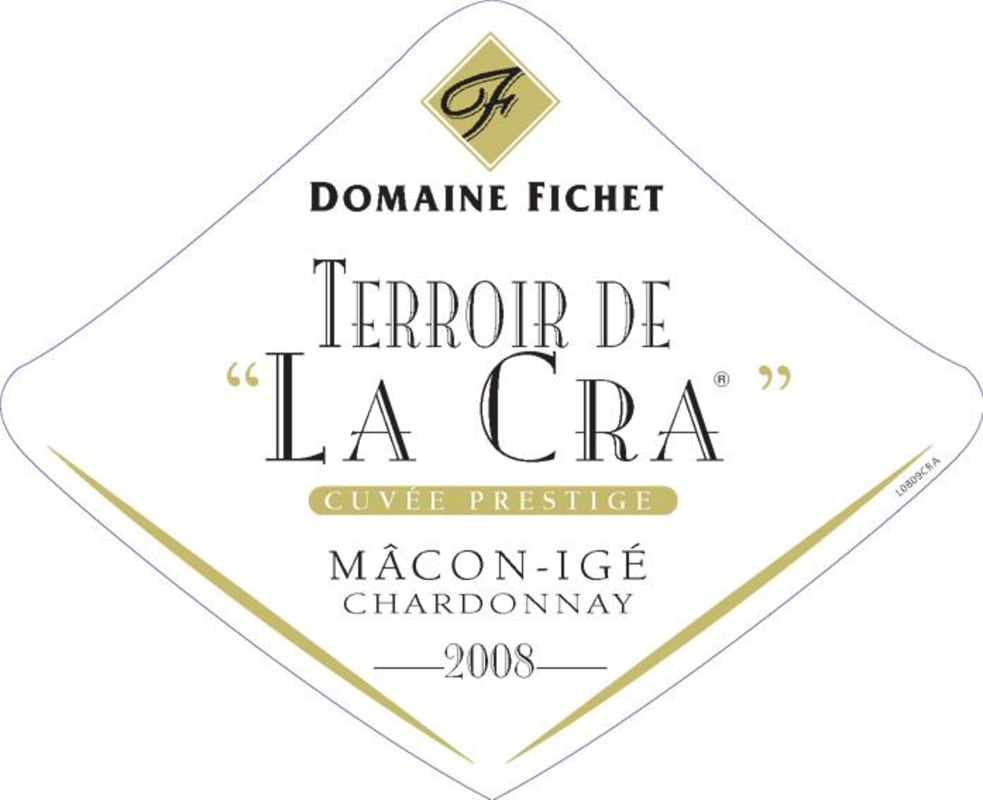Domaine Fichet Macon Ige La Cra 2008 Front Label