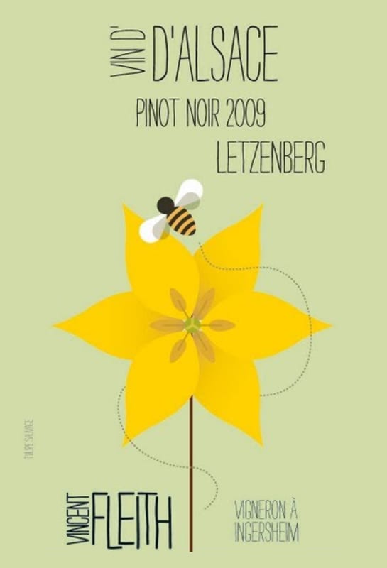 Domaine Fleith Alsace Letzenberg Pinot Noir 2009 Front Label