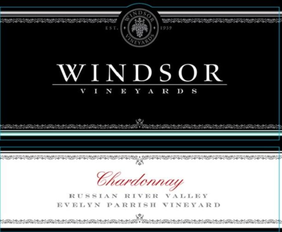 Windsor Evelyn Parrish Vineyard Chardonnay 2011 Front Label