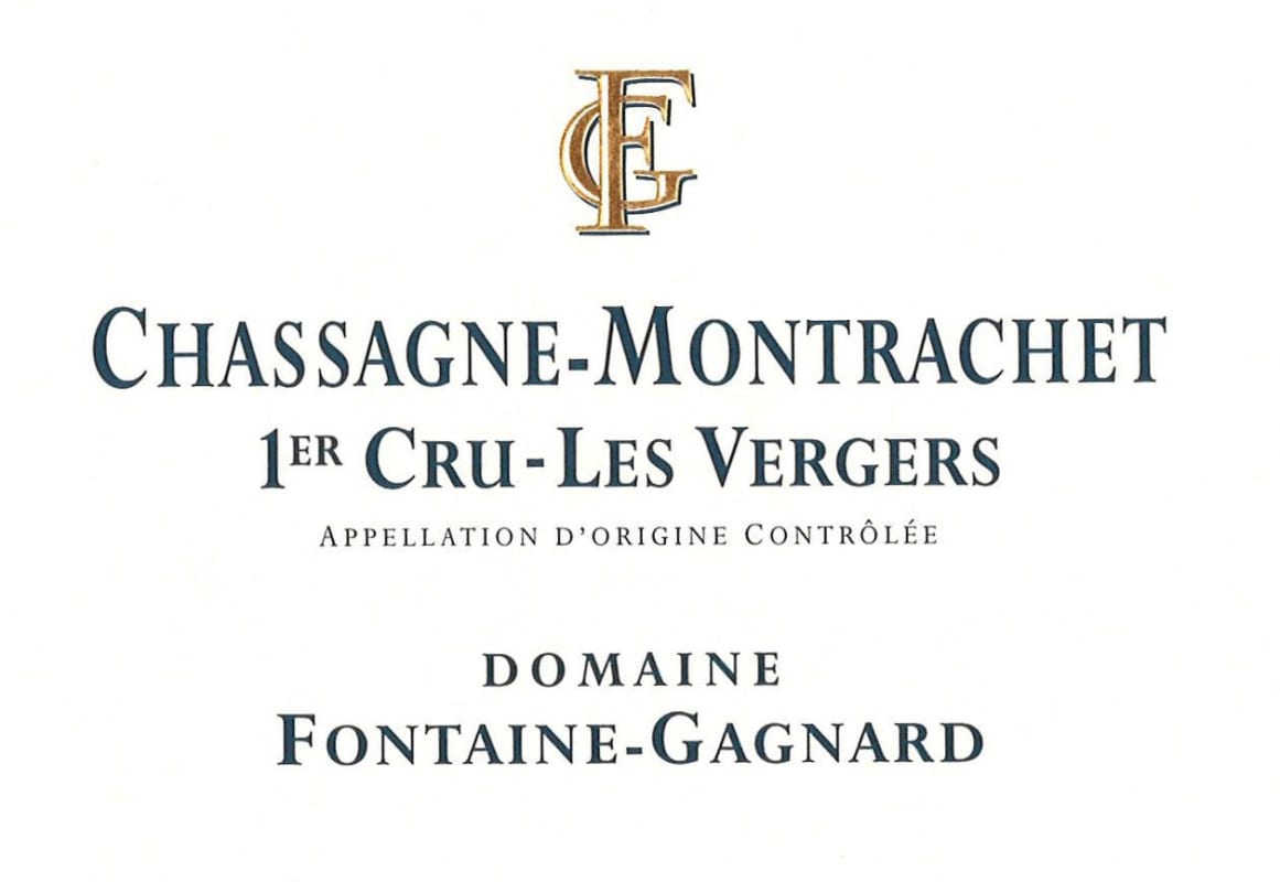 Domaine Fontaine-Gagnard Chassagne-Montrachet Les Vergers Premier Cru 2014 Front Label