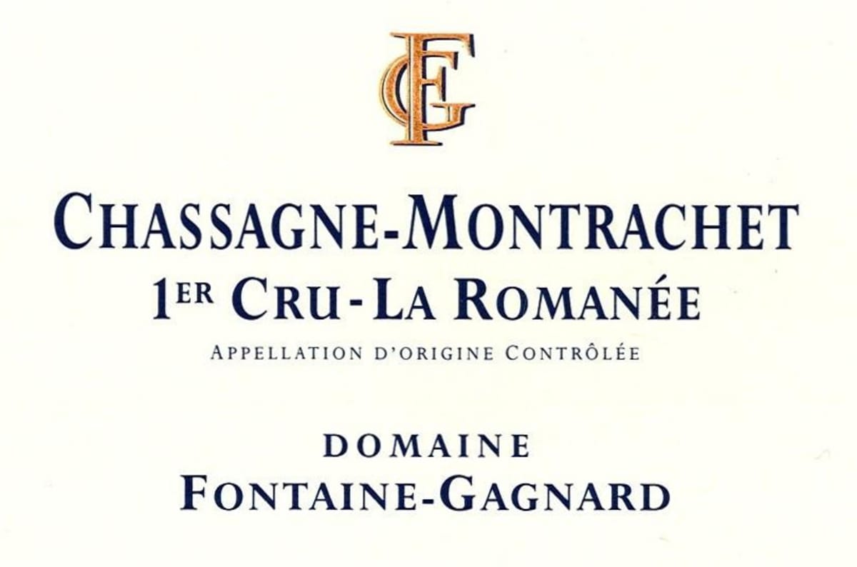 Domaine Fontaine-Gagnard Chassagne-Montrachet La Romanee Premier Cru 2008 Front Label