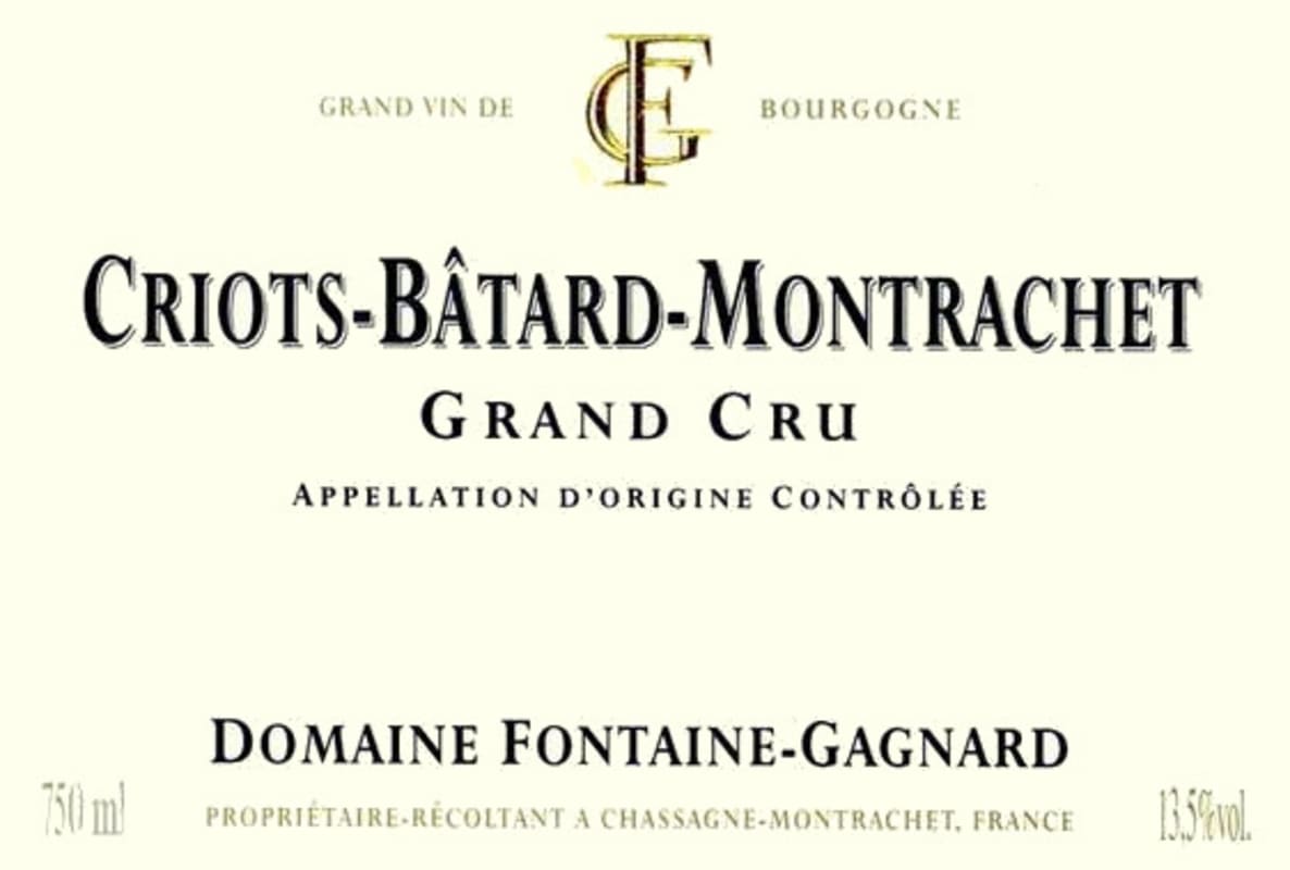 Domaine Fontaine-Gagnard Criots-Batard-Montrachet Grand Cru 2006 Front Label