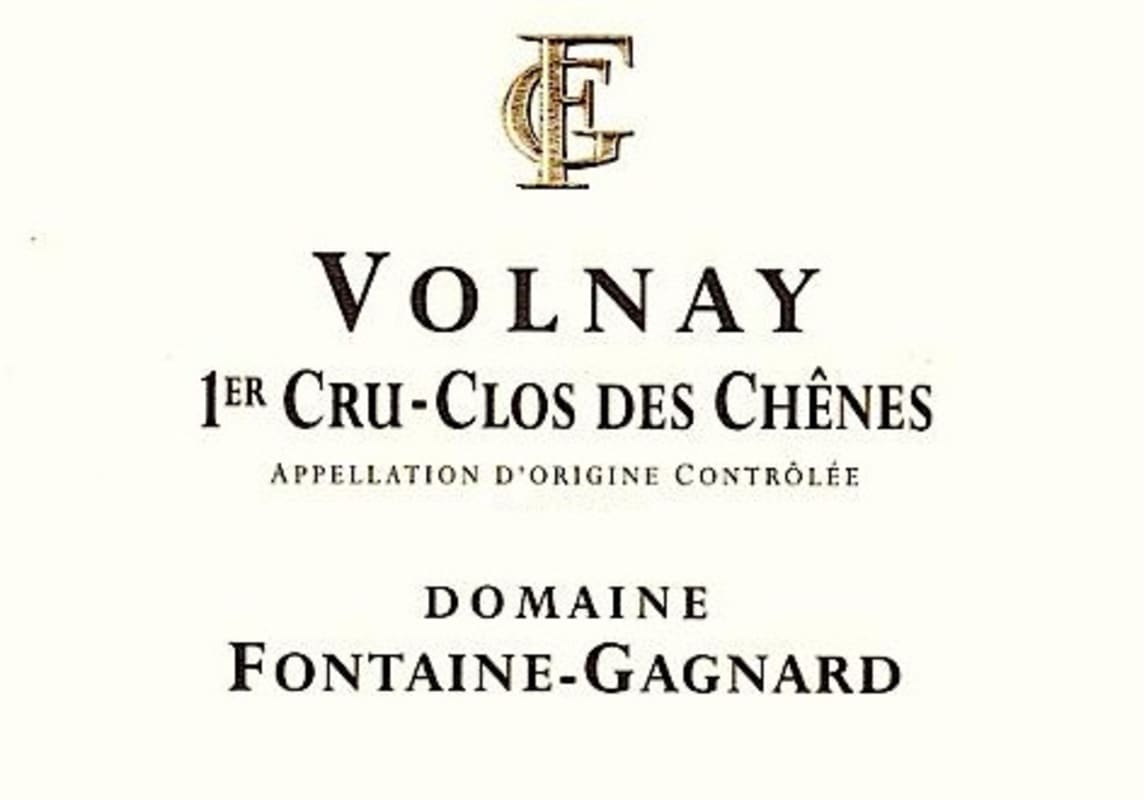 Domaine Fontaine-Gagnard Volnay Clos des Chenes Premier Cru 2010 Front Label