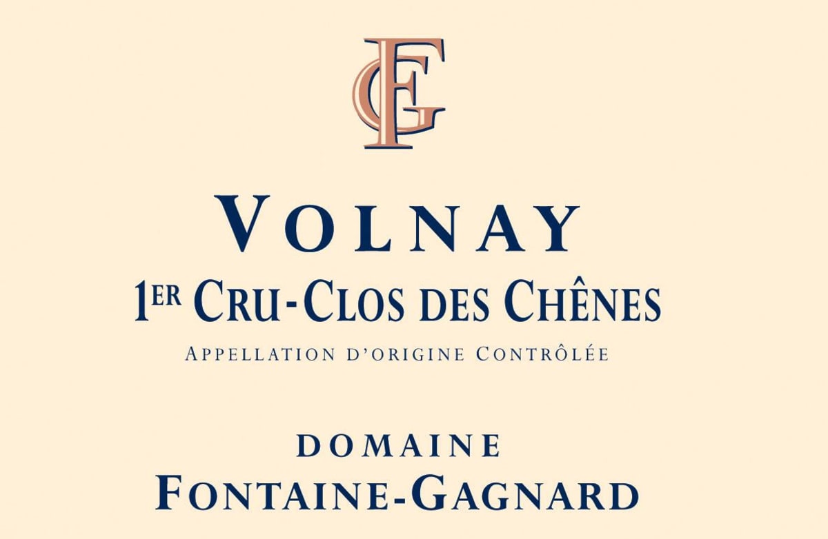 Domaine Fontaine-Gagnard Volnay Clos des Chenes Premier Cru 2011 Front Label