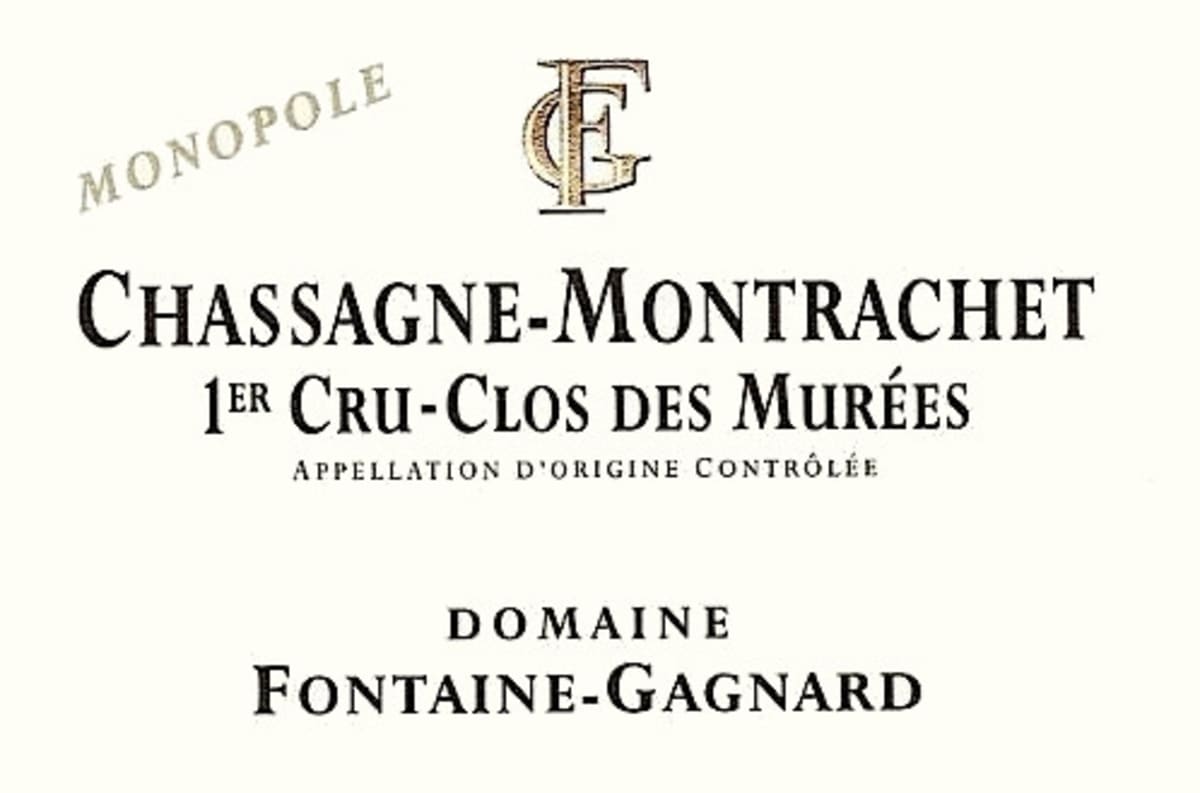 Domaine Fontaine-Gagnard Chassagne-Montrachet Clos de Murees Premier Cru 2013 Front Label