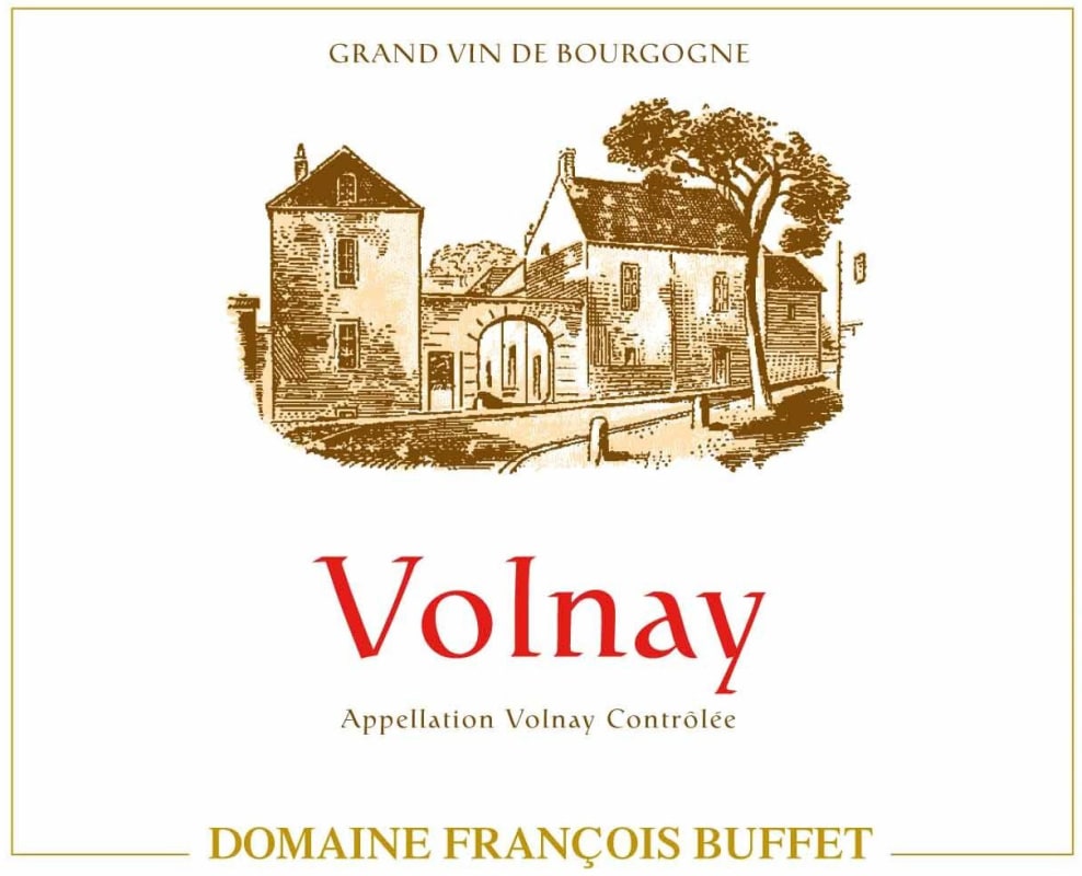 Domaine Francois Buffet Volnay 2010 Front Label