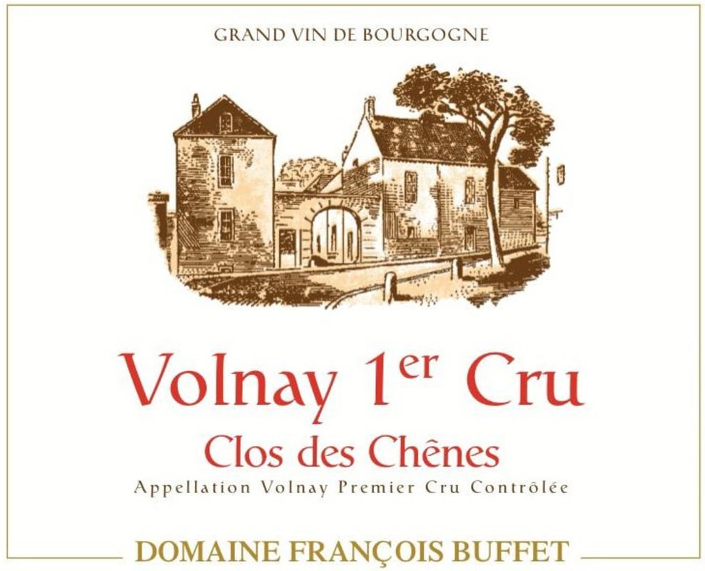 Domaine Francois Buffet Volnay Clos des Chenes Premier Cru 2009 Front Label