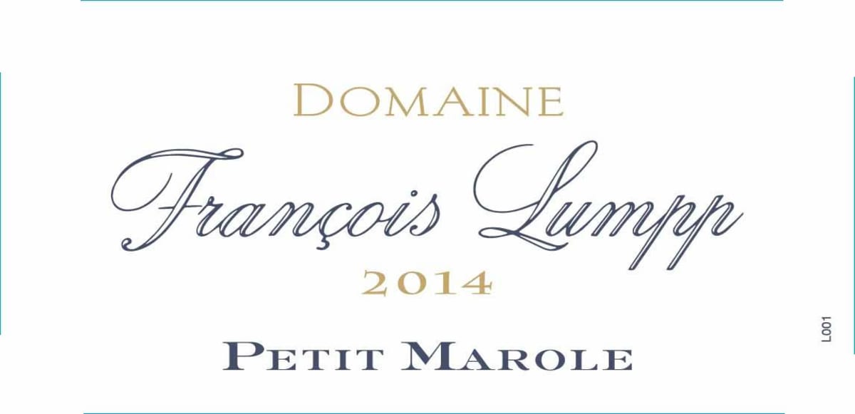 Domaine Francois Lumpp Petit Marole Rouge 2014 Front Label
