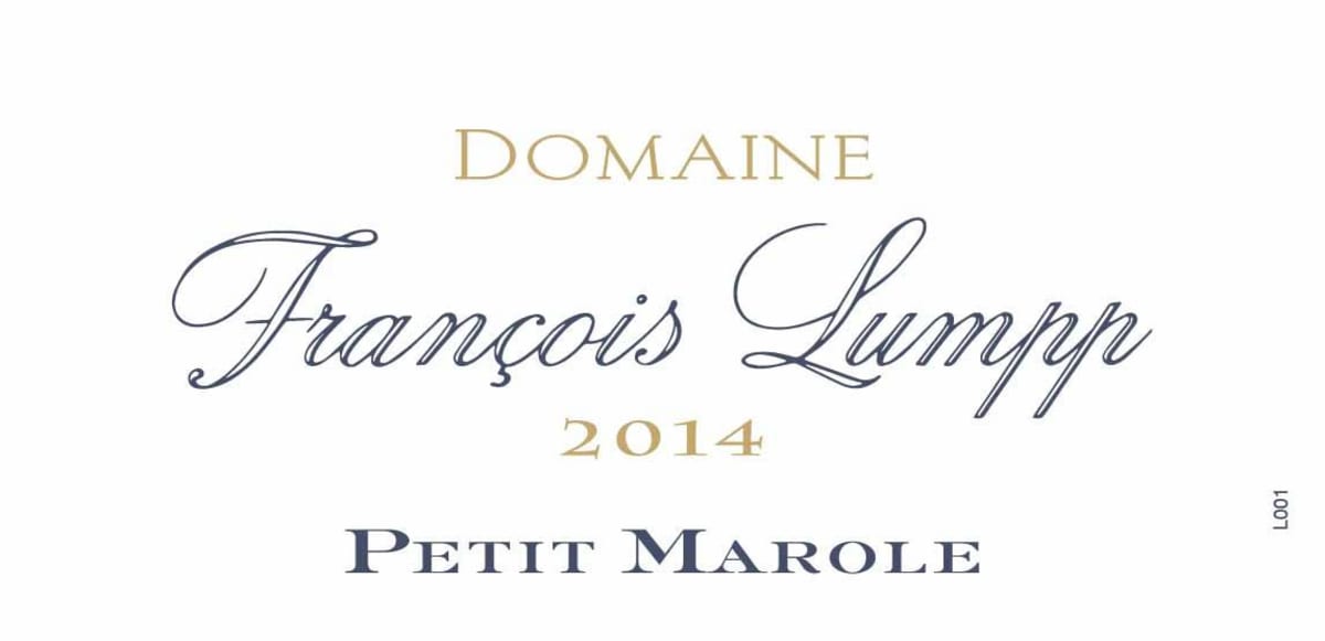 Domaine Francois Lumpp Petit Marole Blanc 2014 Front Label