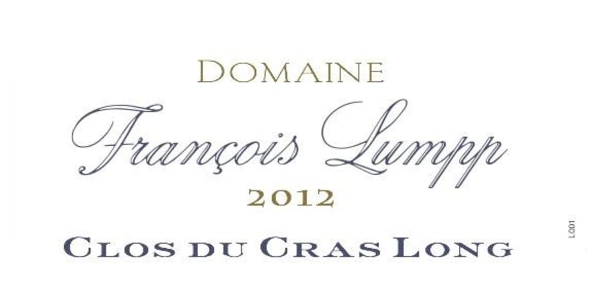Domaine Francois Lumpp Clos du Cras Long 2012 Front Label