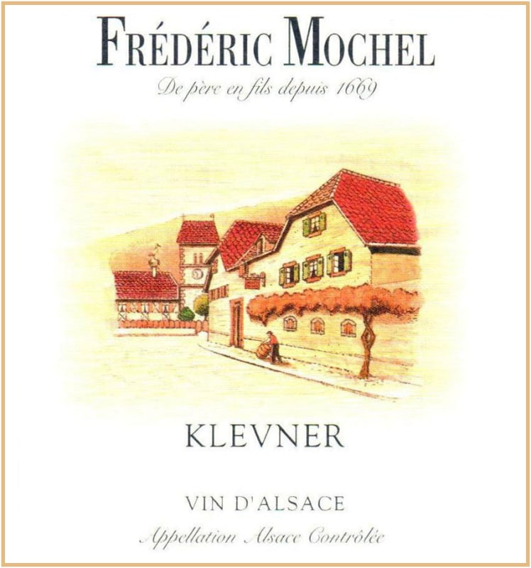 Domaine Frederic Mochel Klevner 2014 Front Label