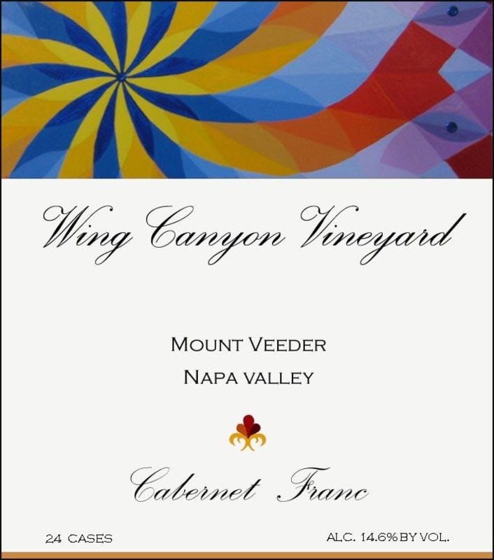 Wing Canyon Estate Cabernet Franc 2012 Front Label