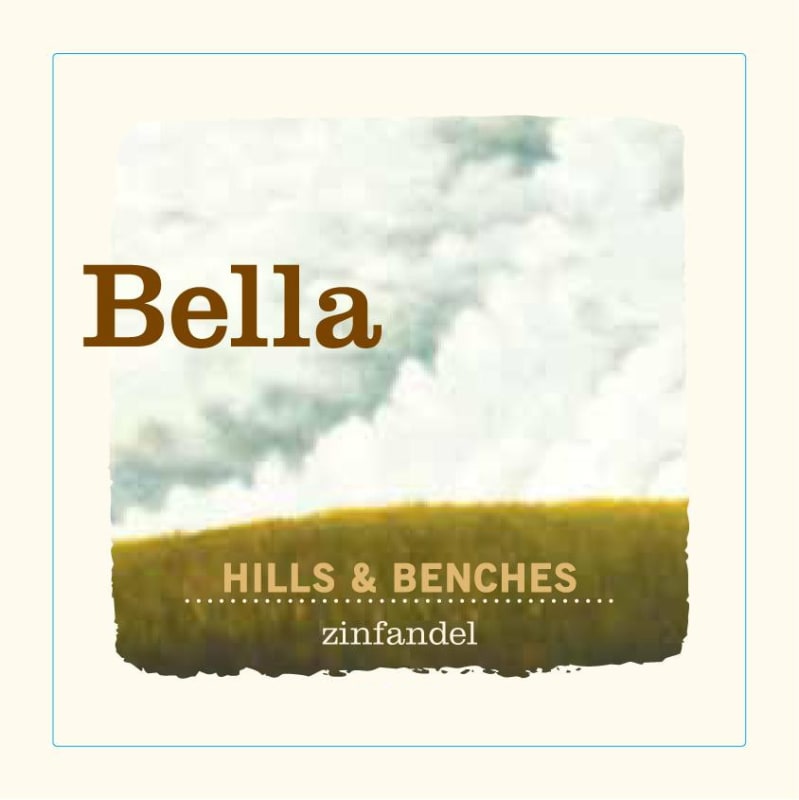 Bella Vineyards Hills & Benches Zinfandel 2012 Front Label