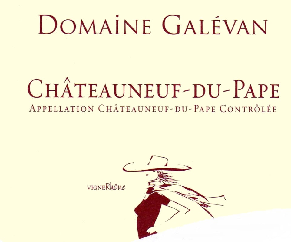 Domaine Galevan Chateauneuf-du-Pape 2009 Front Label