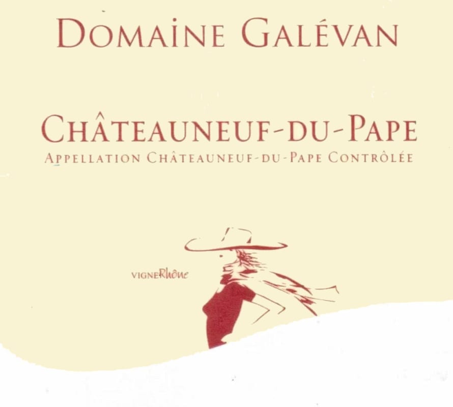 Domaine Galevan Chateauneuf-du-Pape 2011 Front Label