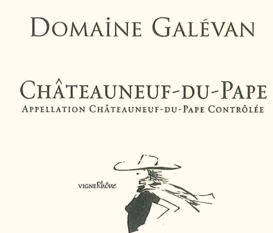 Domaine Galevan Chateauneuf-du-Pape Blanc 2011 Front Label