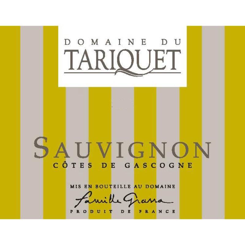 Domaine du Tariquet Sauvignon Blanc 2016 Front Label