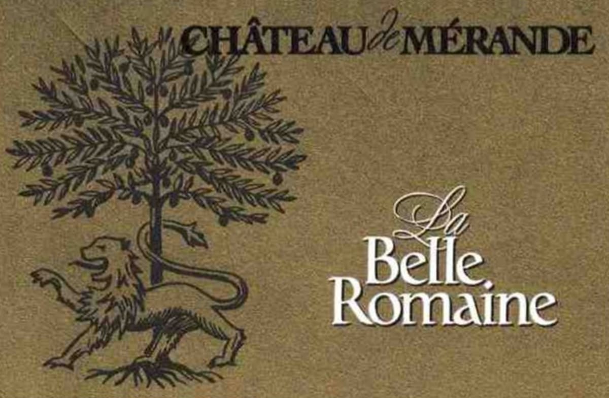 Domaine Genoux Arbin Chateau de Merande La Belle Romaine 2015 Front Label