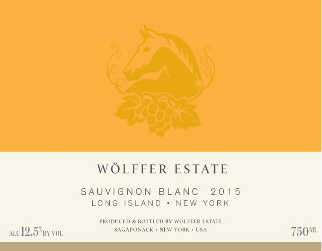 Wolffer Sauvignon Blanc 2015 Front Label