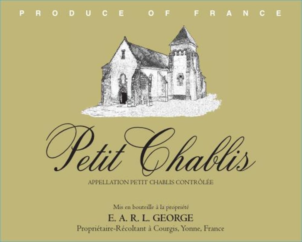 Domaine George Petit Chablis 2014 Front Label
