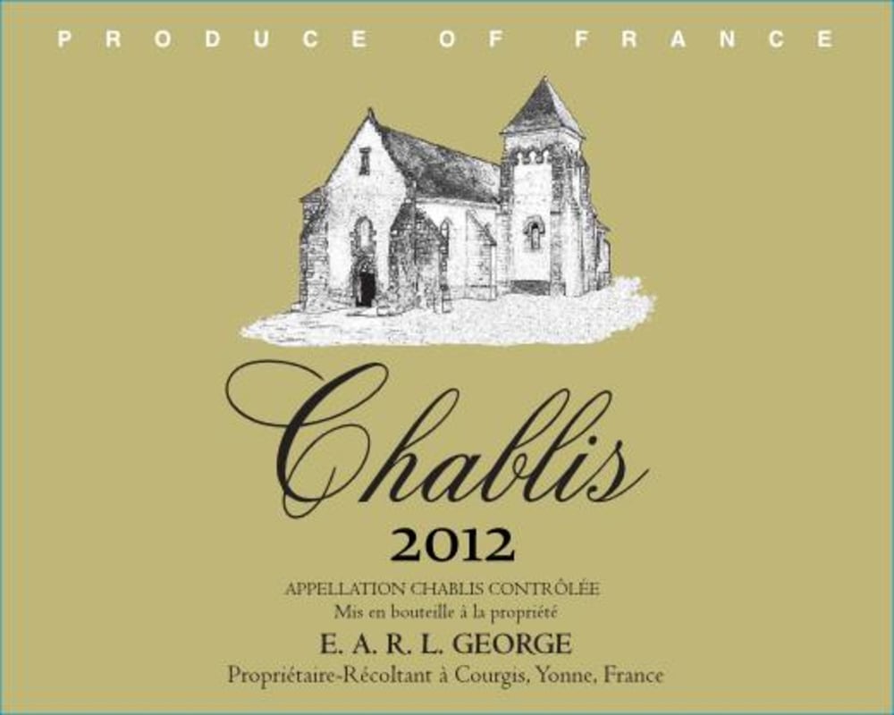 Domaine George Chablis 2012 Front Label