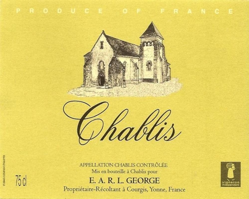 Domaine George Chablis 2009 Front Label